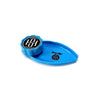 High Society - Mini Rolling Tray Grinder Combo - Neon Blue