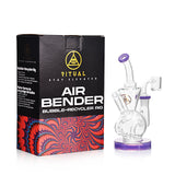 Ritual Smoke - Air Bender Bubble-Cycler Concentrate Rig - Slime Purple