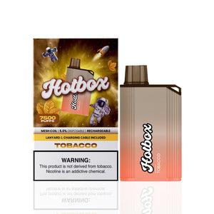 Hotbox disposable Vape 7500 puffs Tobacco
