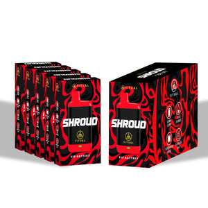 Ritual - Shroud 510 Variable Voltage Concealed Battery - Red/Black | Display Pack of 5