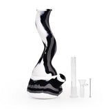 Ritual - 10'' Wavy Silicone Beaker - Black & White
