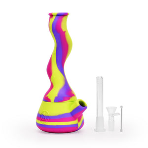 Ritual - 10'' Wavy Silicone Beaker - Miami Sunset