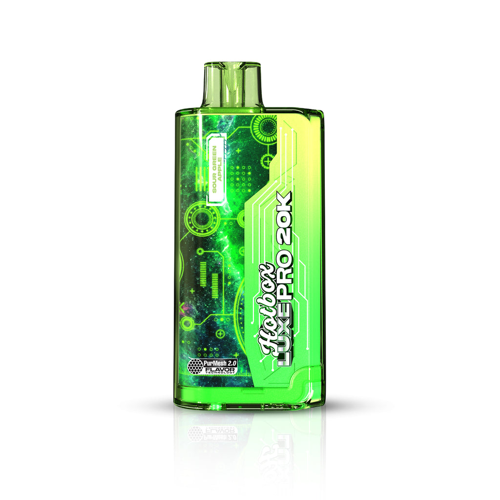 Hotbox™ Luxe Pro 20K Disposable Vape - Sour Green Apple (Single)